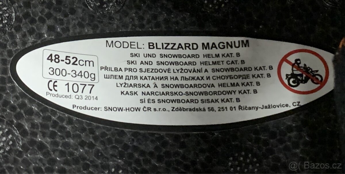 Dětská helma Blizzard Magnum S - 4