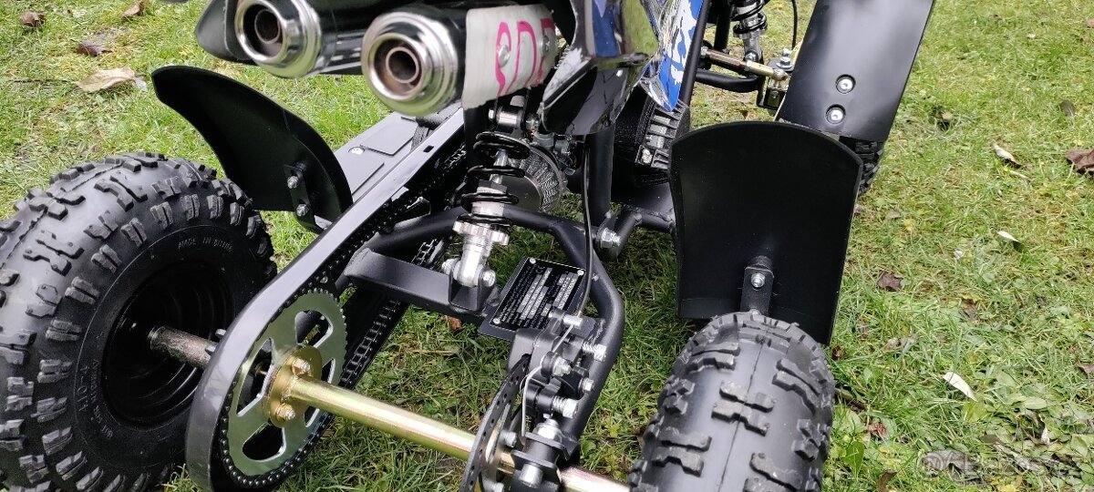 Nová modrá dětská čtyřkolka 50ccm Dragon