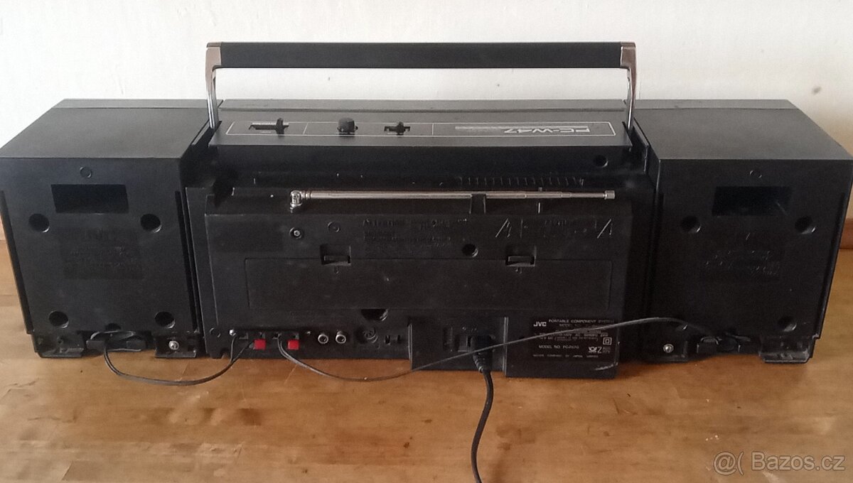 Radiomagnetofon JVC PC-W47G dvojče kazeťák retro - 4