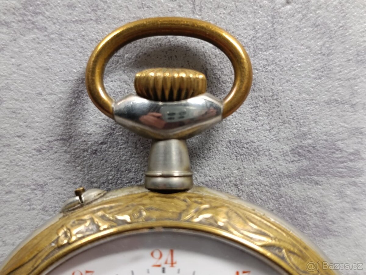 Obrovské 67mm kapesní hodinky Régulatéur, 192g - 4