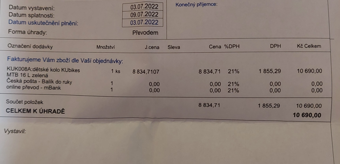 Dětské kolo Kubikes 16" - 4