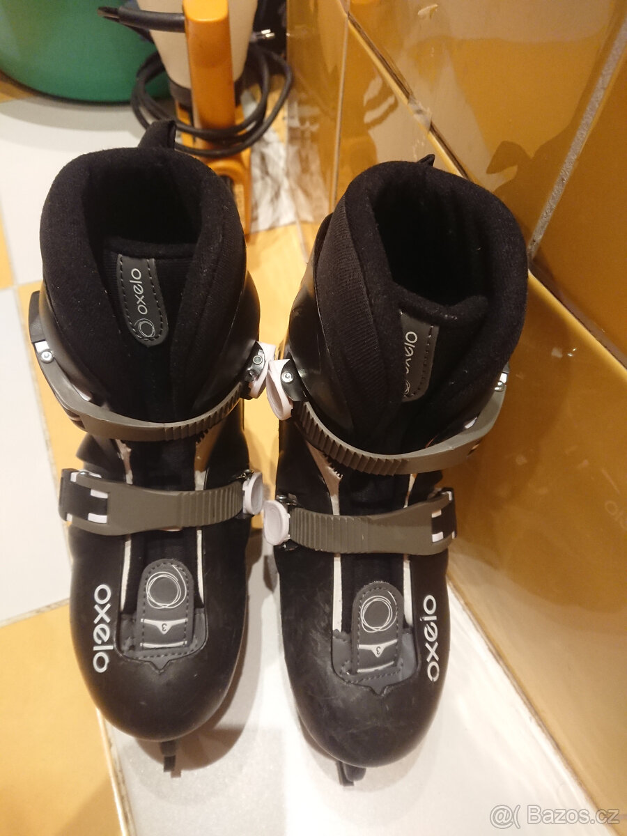 REZER. Dětské nastavitelné brusle Oxelo Play 3 vel. 32 - 34 - 4