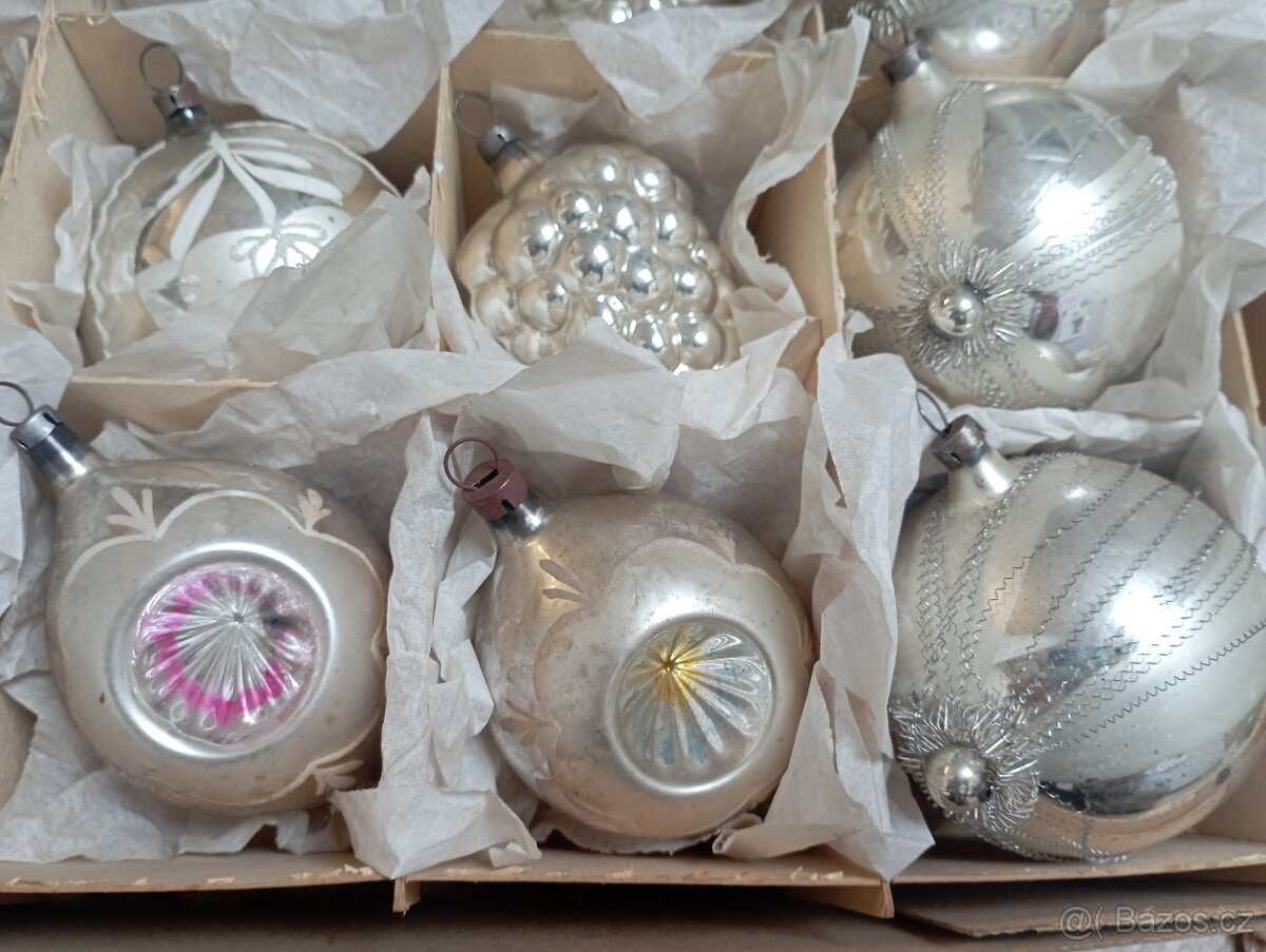 Retro vánoční ozdoby - 4