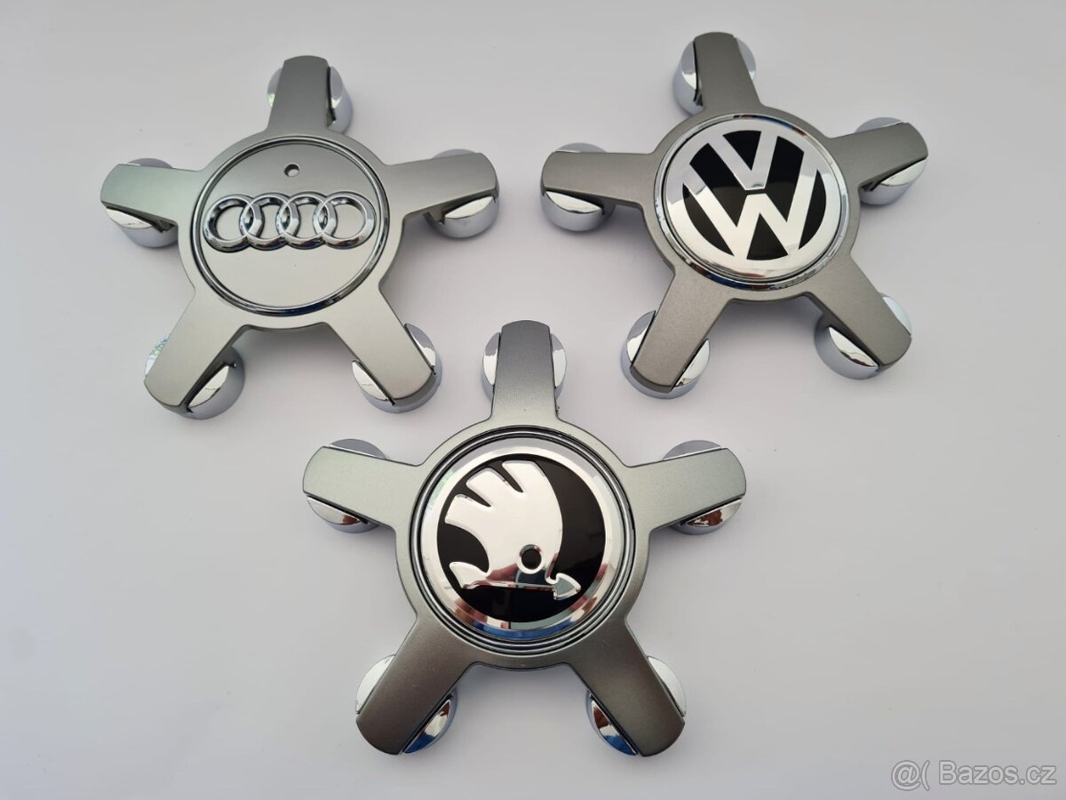 Hviezdicové pukličky krytky kolies do AUDI elektrónov - 4