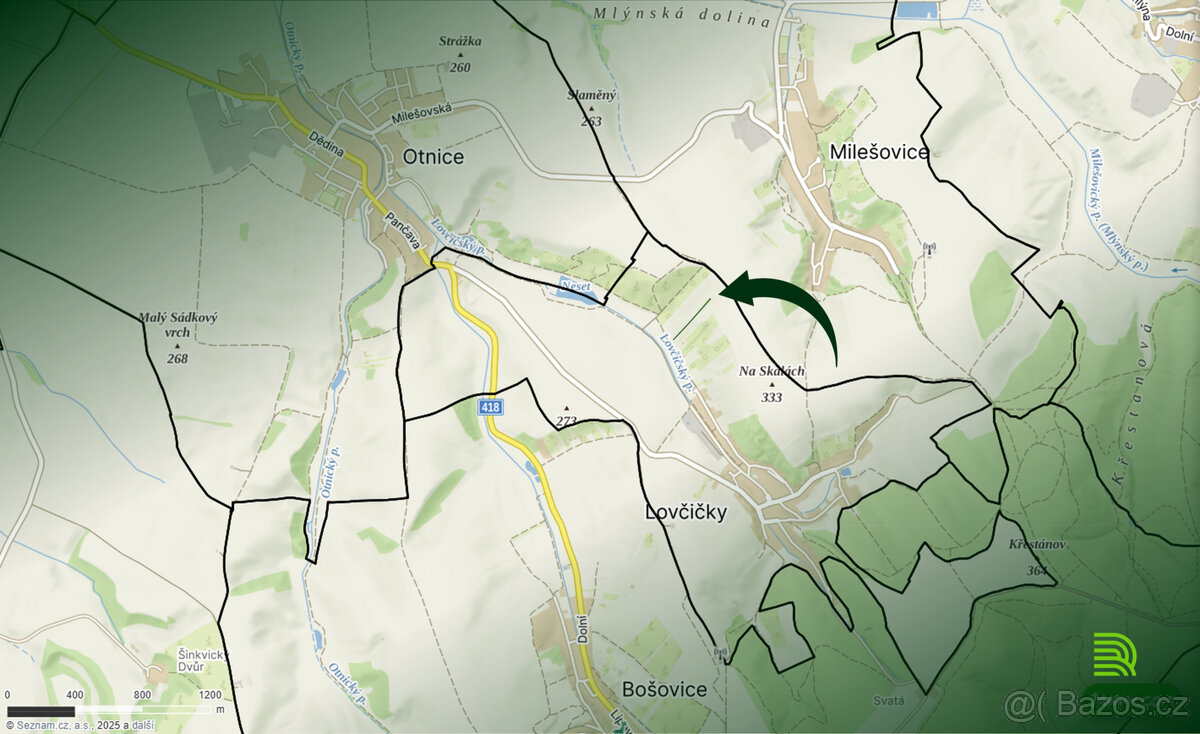 Prodej pole KU Lovčičky LV514 - 4