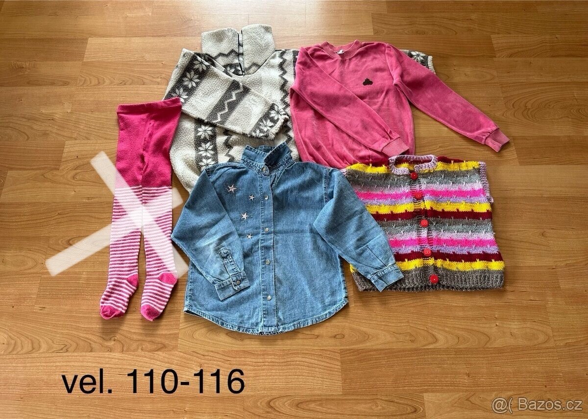 Balíček oblečení holka vel. 110-122 - 4