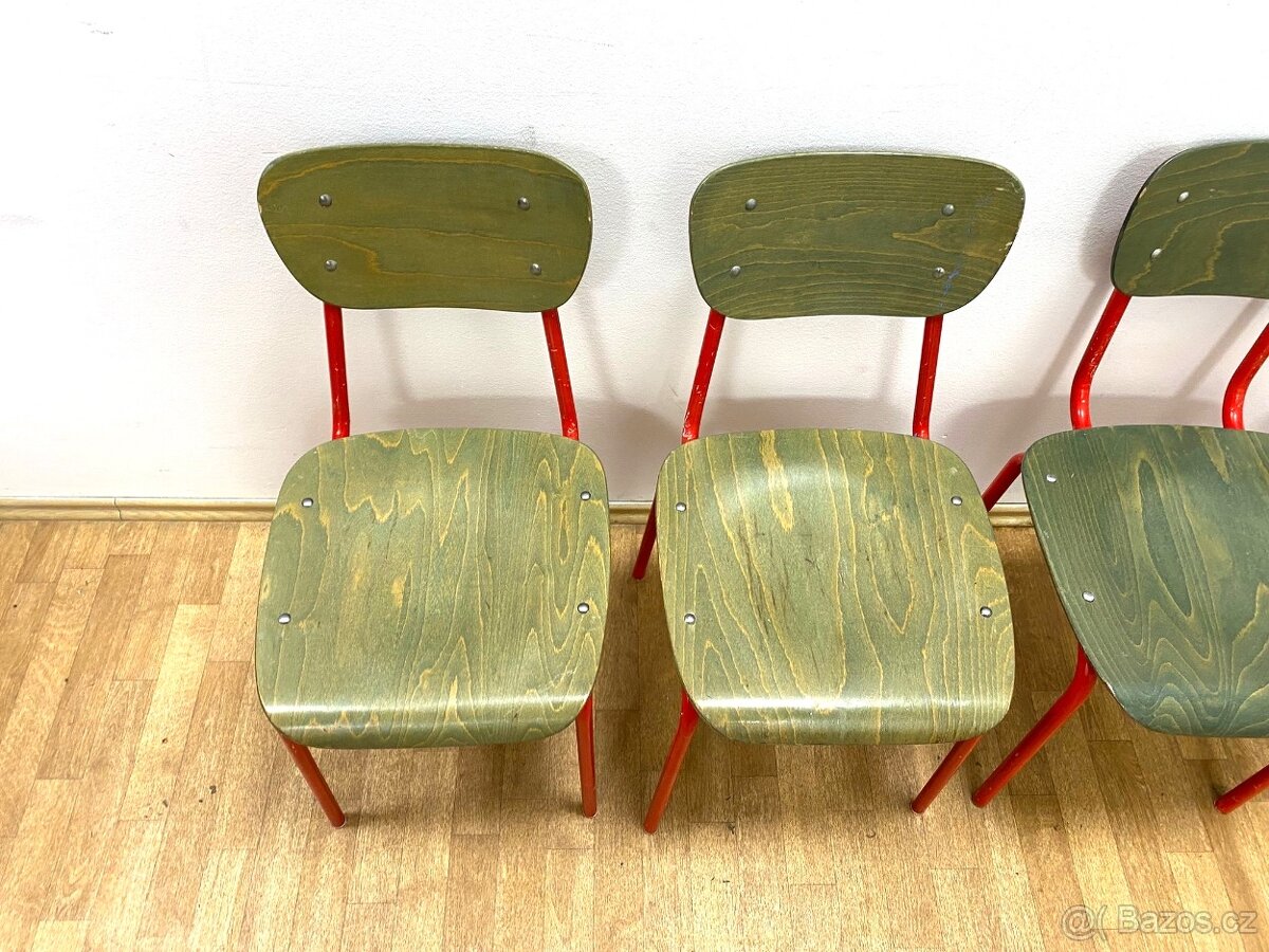 Retro židle industriální - 4