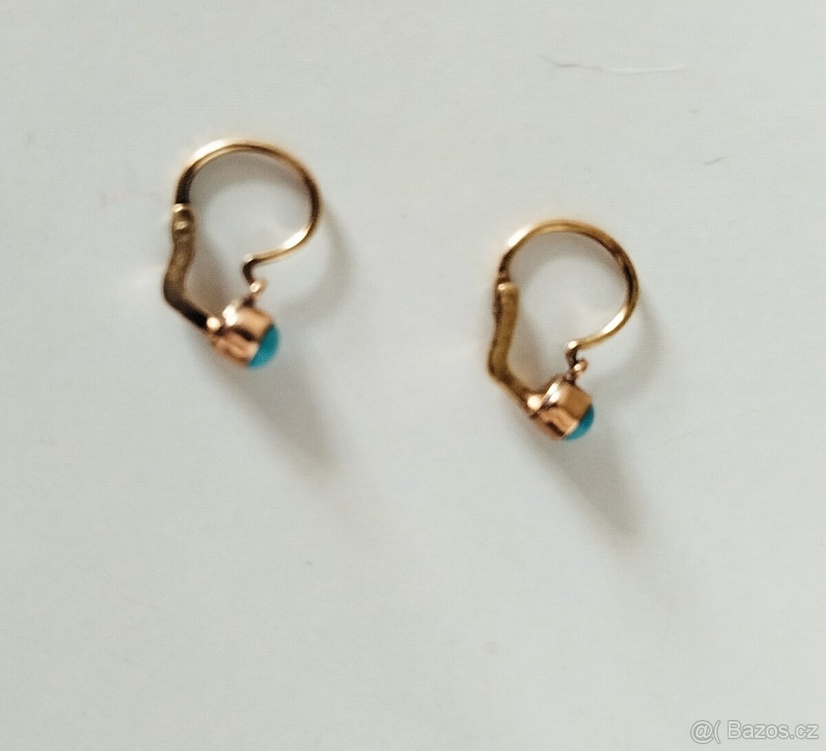 Zlaté dětské náušnice z roku 1930 - 4