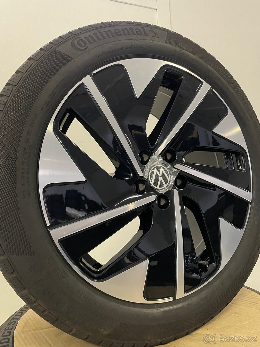 Original zimní alu vw ID7 Hudson r19 Continental 98% - 4