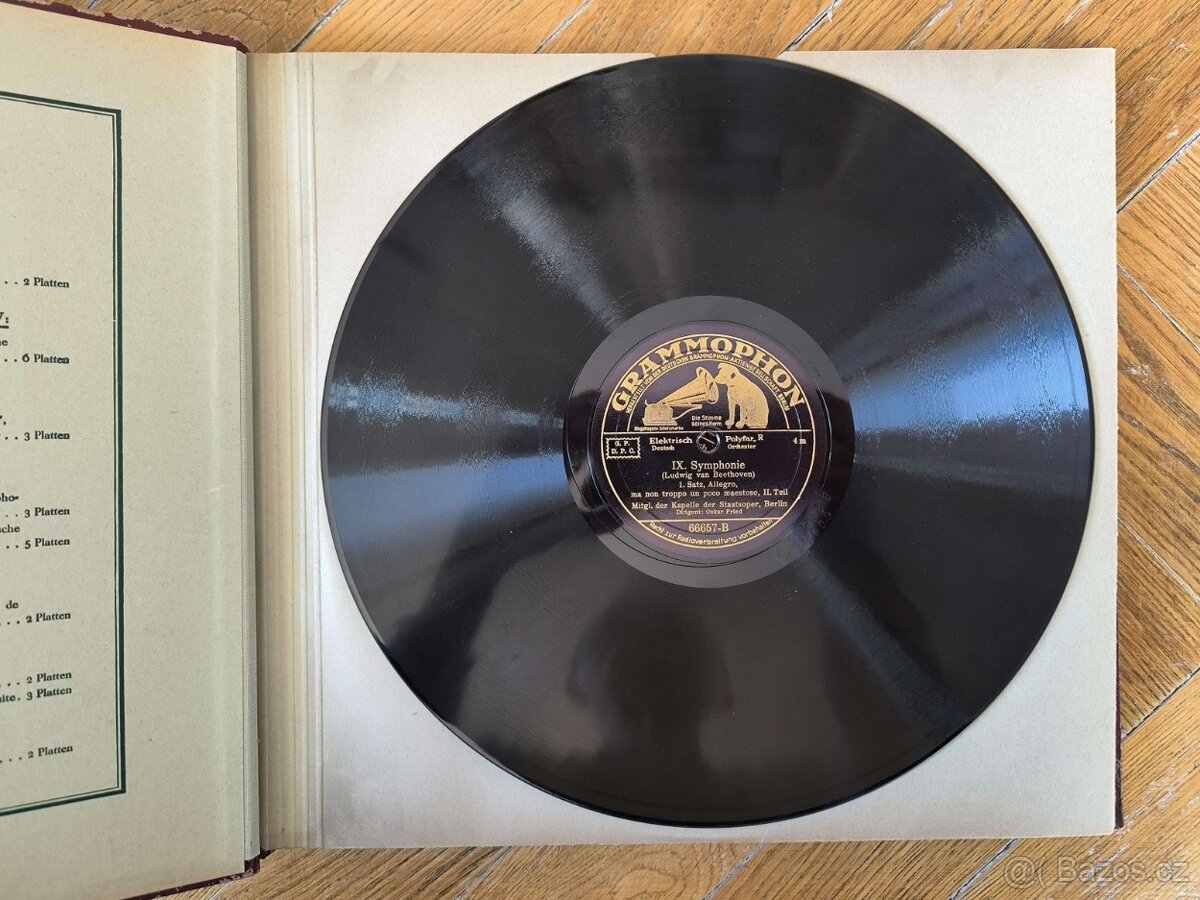 šelakové album - Beethoven, IX. Symphonie d-moll - prodám - 4