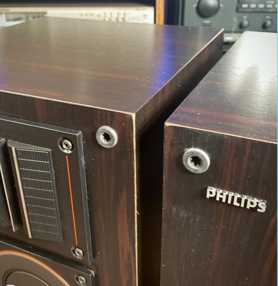 TOP DESIGNOVE RETRO REPROBEDNY REPRODUKTORY PHILIPS F9434 - 4