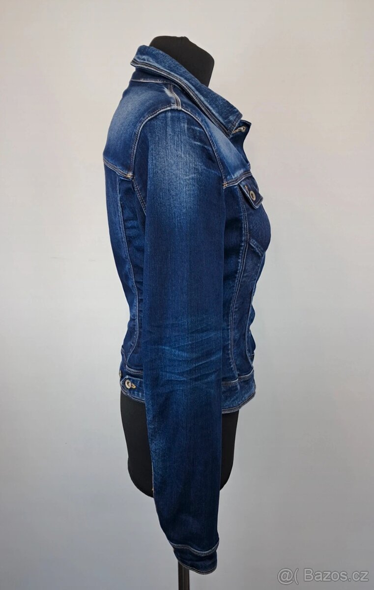 Džinová bunda vel. S. TOP STAV - 4