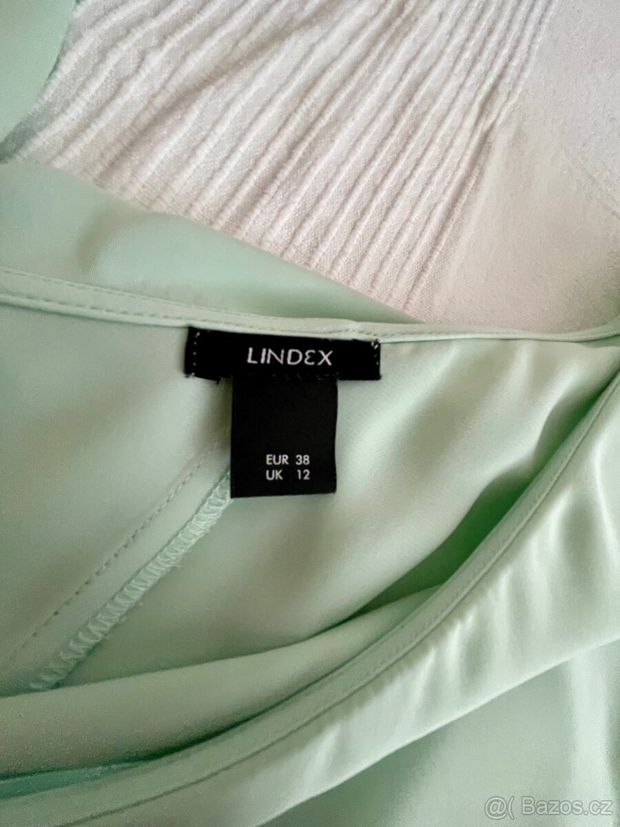 Set - Světle zelené společenské šaty a lodičky vel. 38 - 4