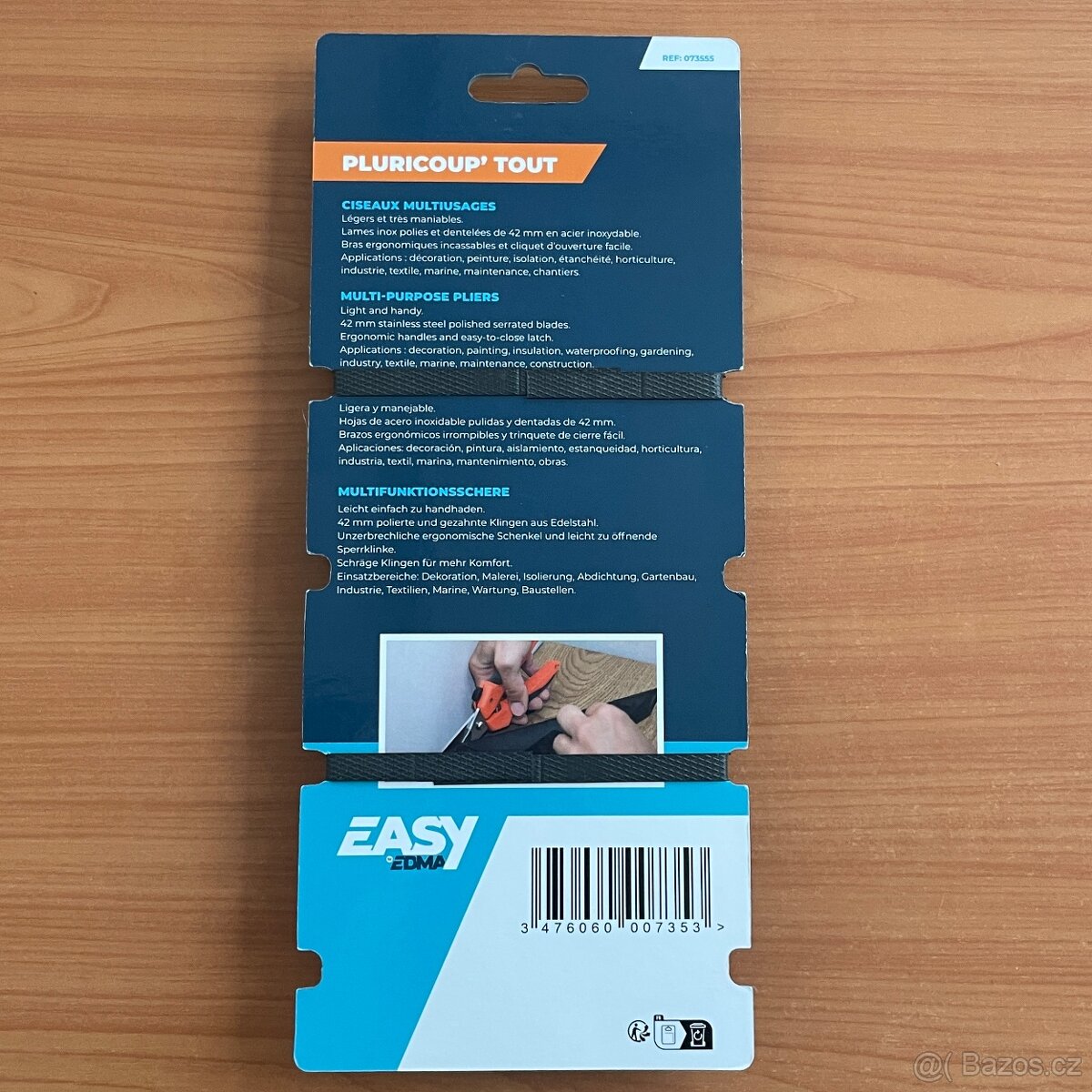 Kleště rovné EDMA, nové - 4