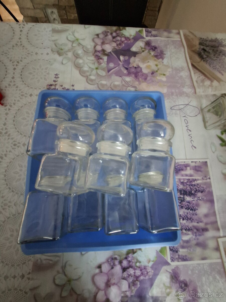 Skleničky na koření , 11 kusů ,3x foto, - 4