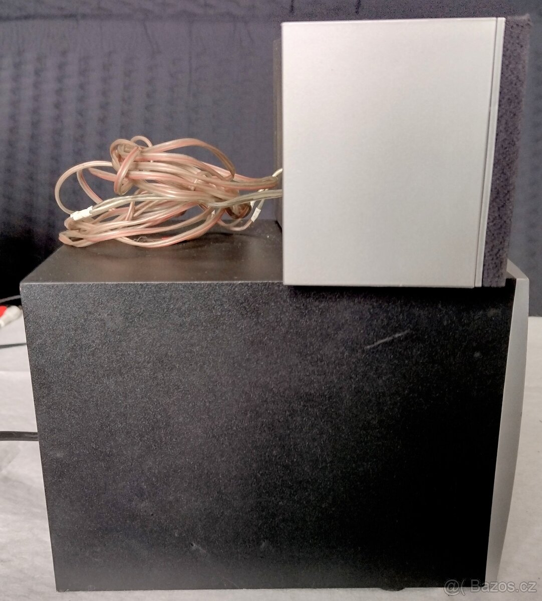 500W PMPO - Akt. subwoofer Media tech MT-3304 + 2 sat. repro - 4