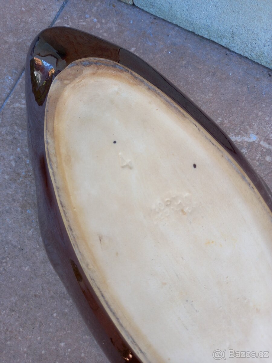 Keramická forma na bábovku - ryba - 4