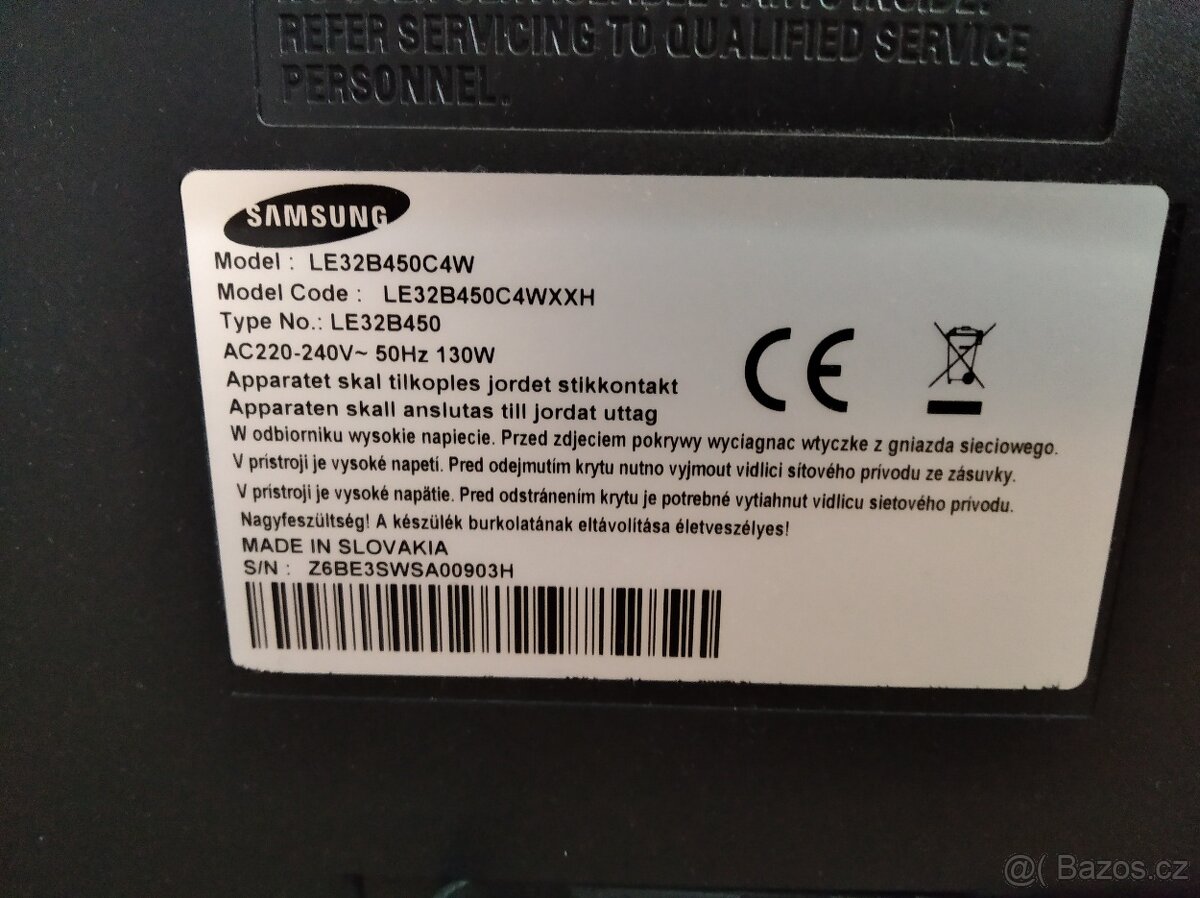 Tv 32" Samsung LE32B450 (82cm) - 4