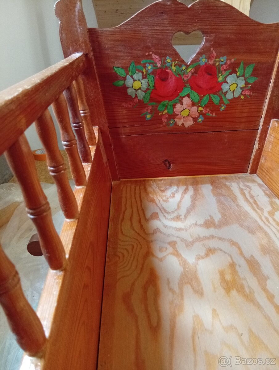 Kolébka dětská, ruční výroba - 4