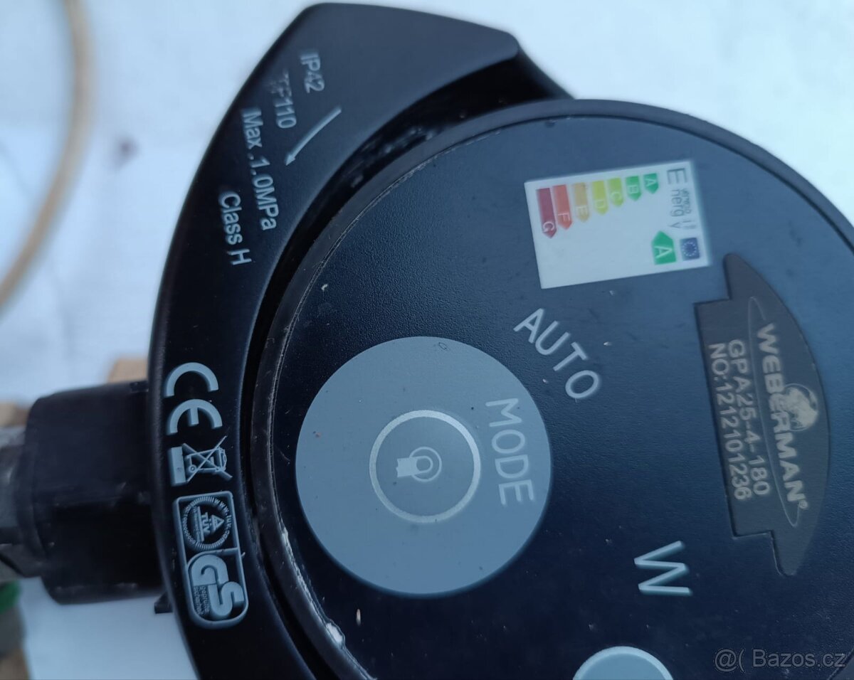 Oběhové čerpadlo Weberman GPA 25 - 4 - 180 - 4