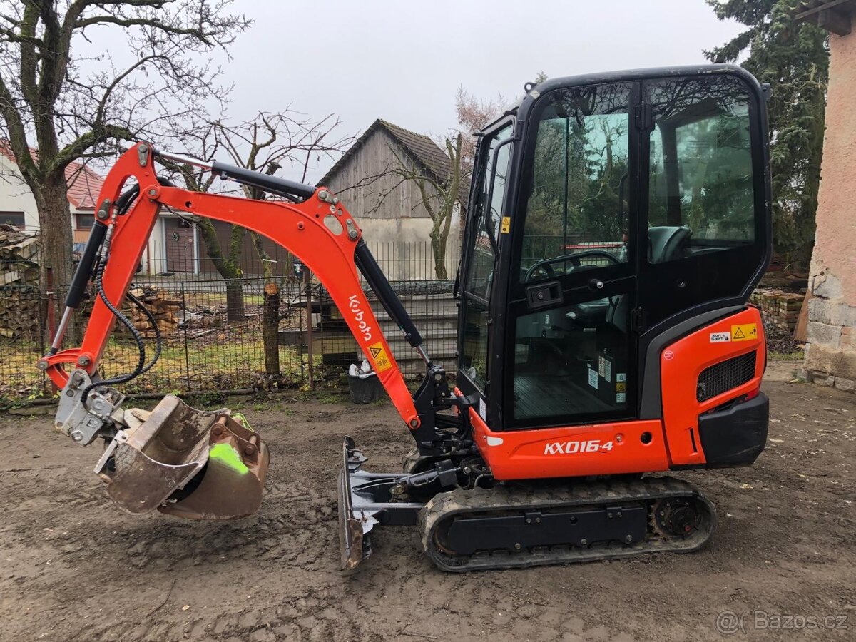 Prodám minibagr Kubota KX 16 - 4