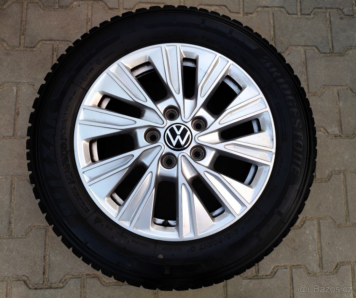 Alu kola originál Volkswagen Transportér T7 5x120 R17 - 4
