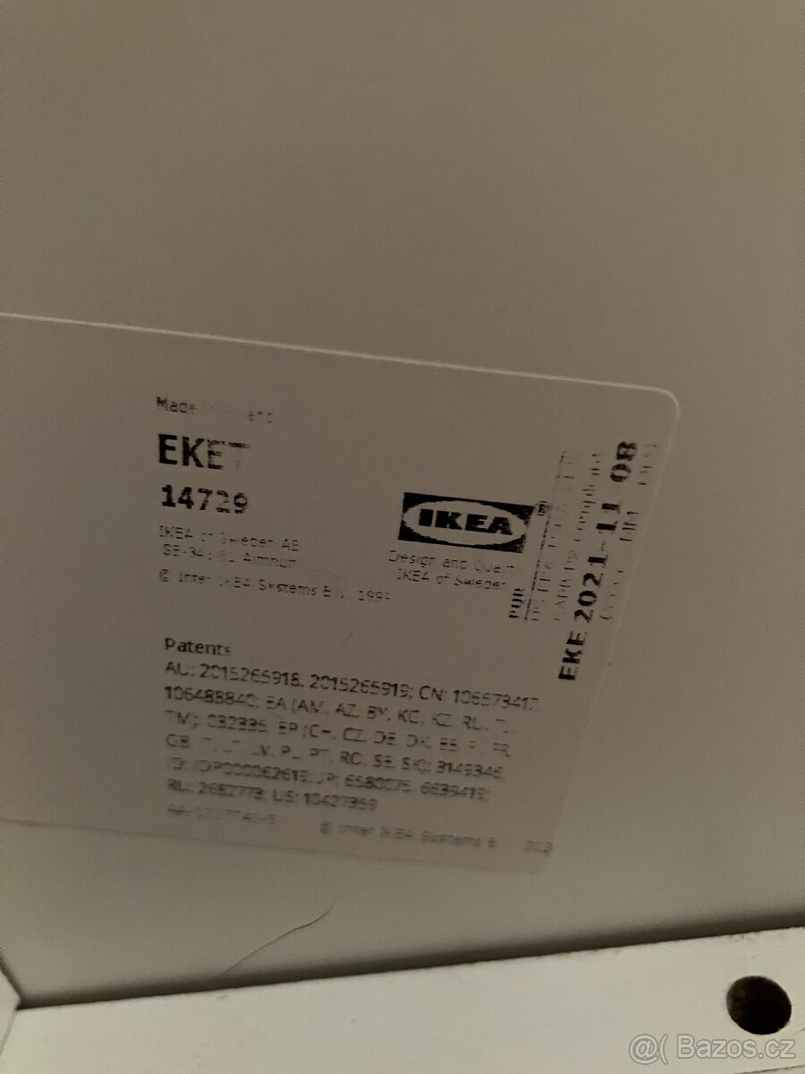 IKEA Eket včetně skleněných dvířek - 4
