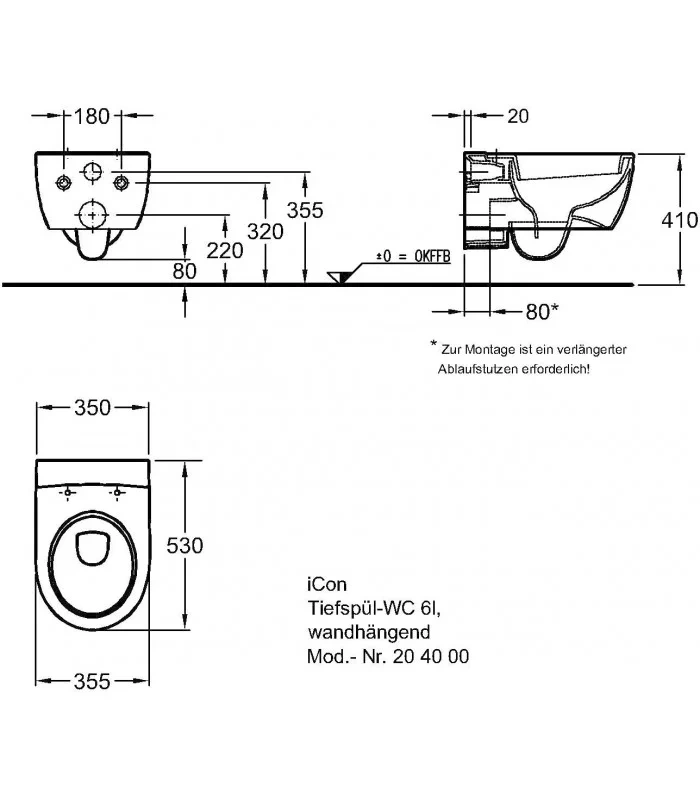 Geberit WC iCon starší model glazura KeraTect - 4
