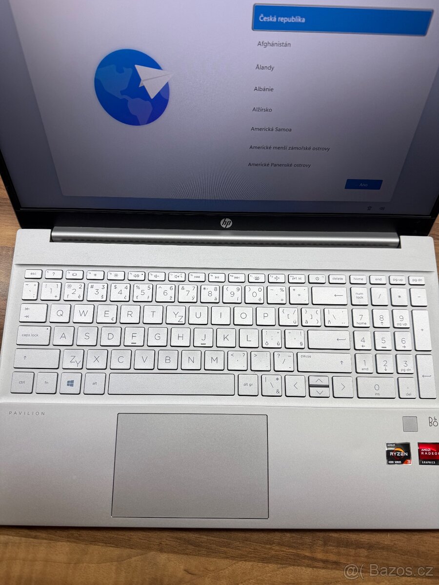 Prodám notebook HP Pavilion 15 – Ryzen 3, 8 GB RAM, Windows - 4