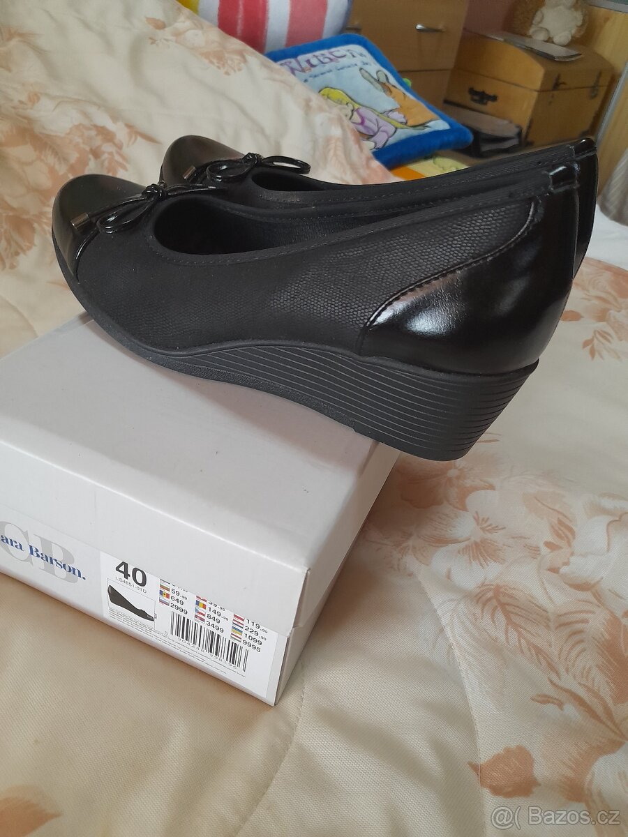 Lodičky černé nové c. 40 - 4