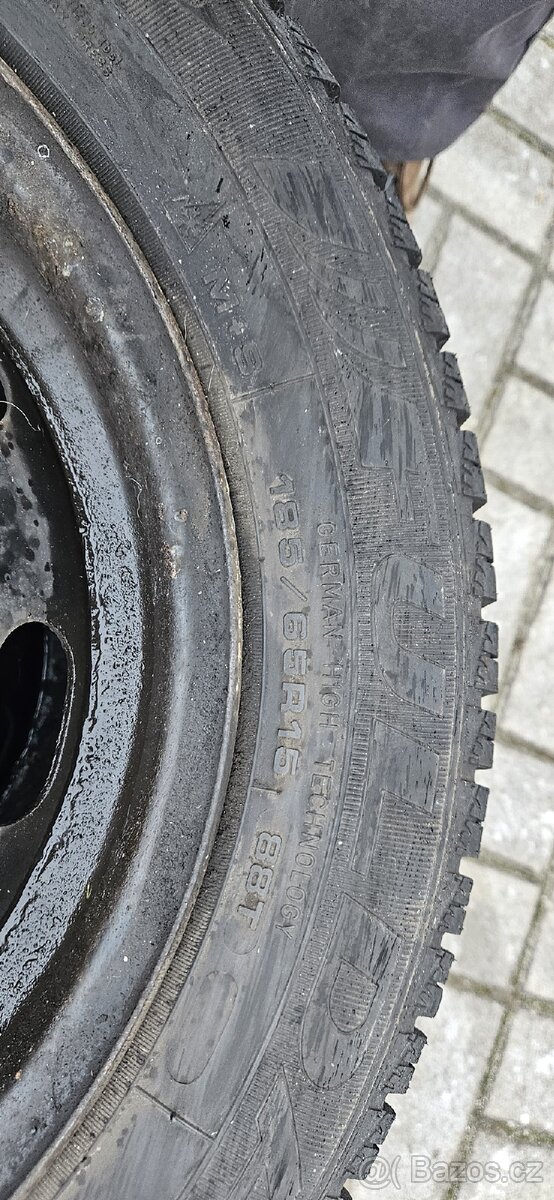 2 zimní kola 185/65R15 - 4