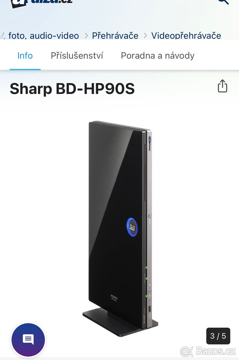 Sharp BD-HP90S Blu-Ray přehrávač - 4