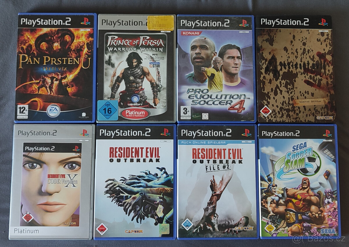 PS2 hry - resident evil, half-life, tekken a další - 4