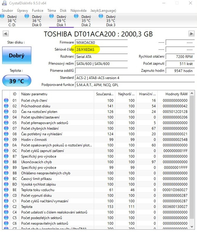 Toshiba 3.5" HDD - 2TB - DT01ACA200 #25 - 4