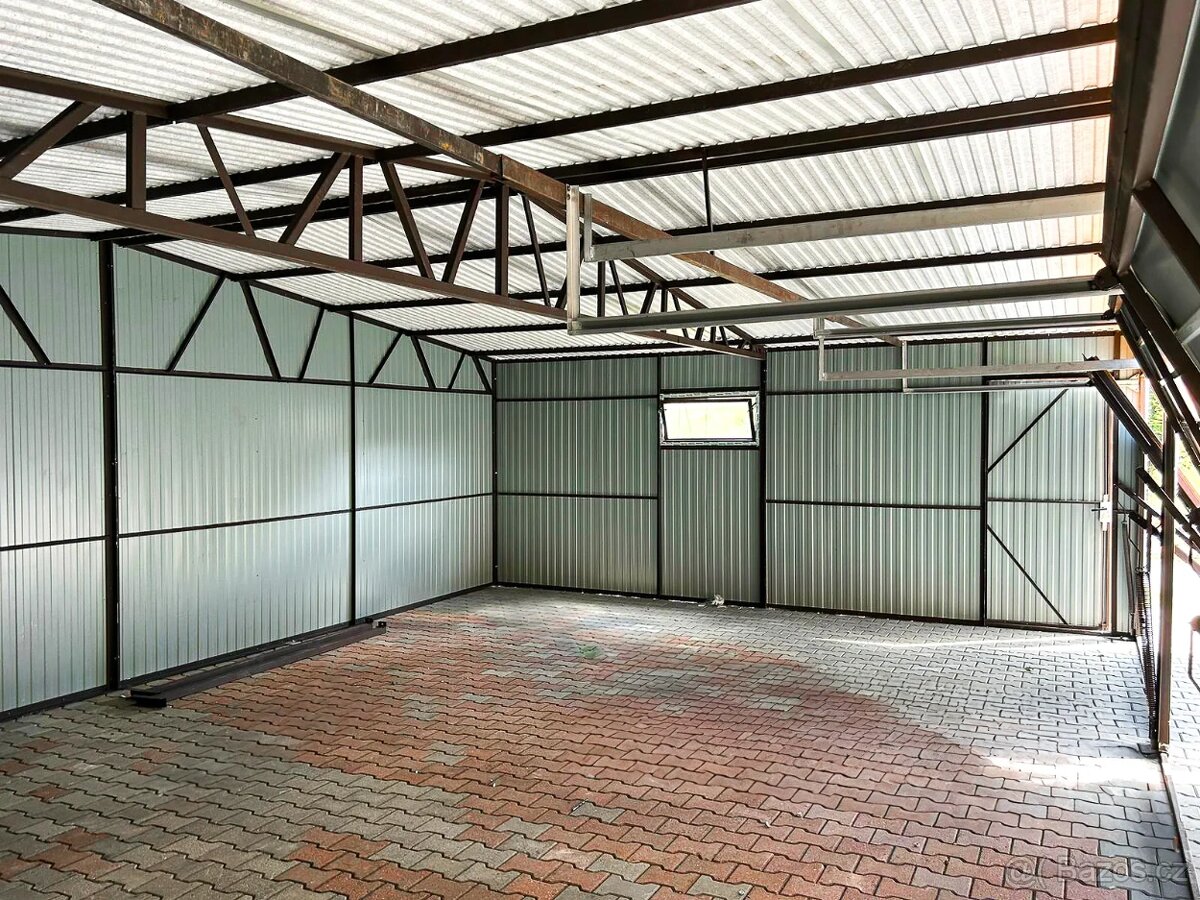 Plechová garáž 9x6 m - 4
