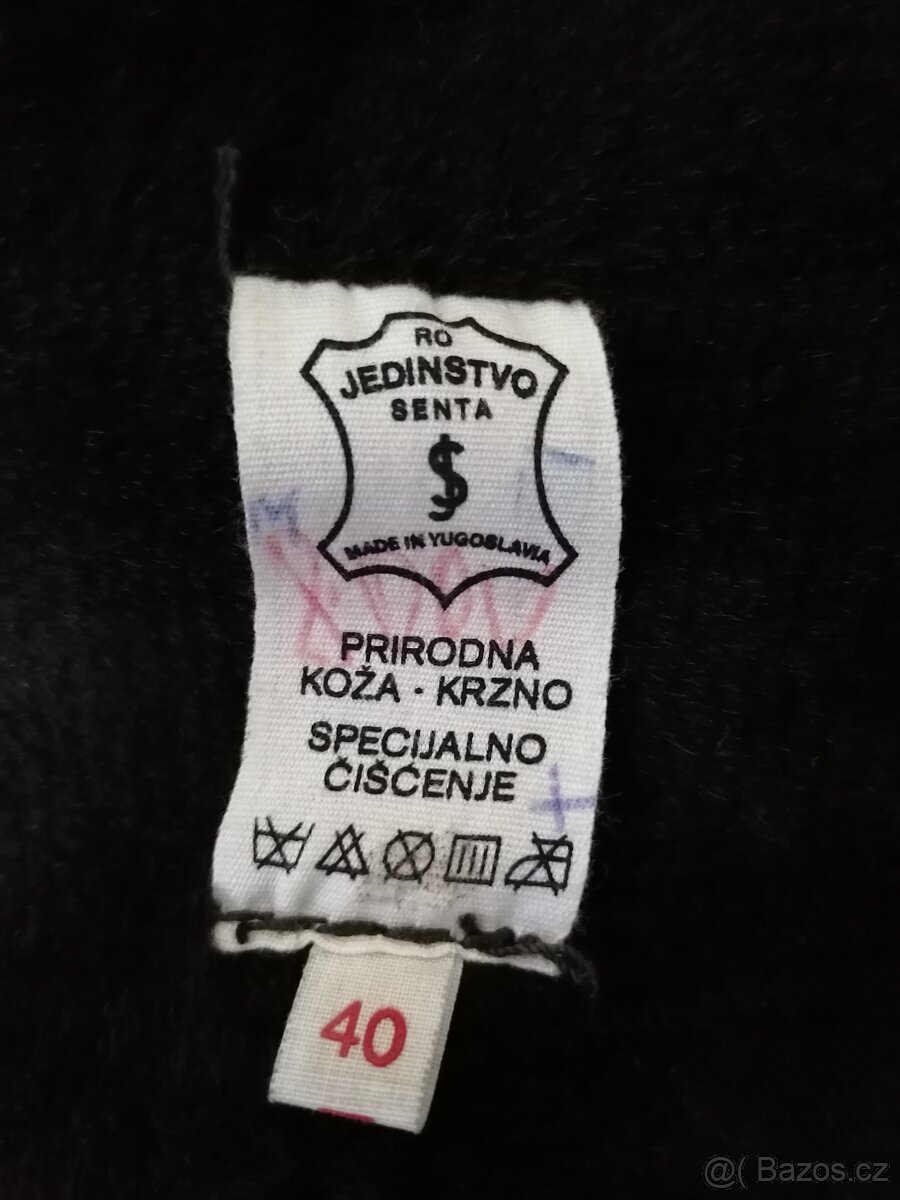 Dámský tmavě hnědý kožich z pravé kožešiny - 4