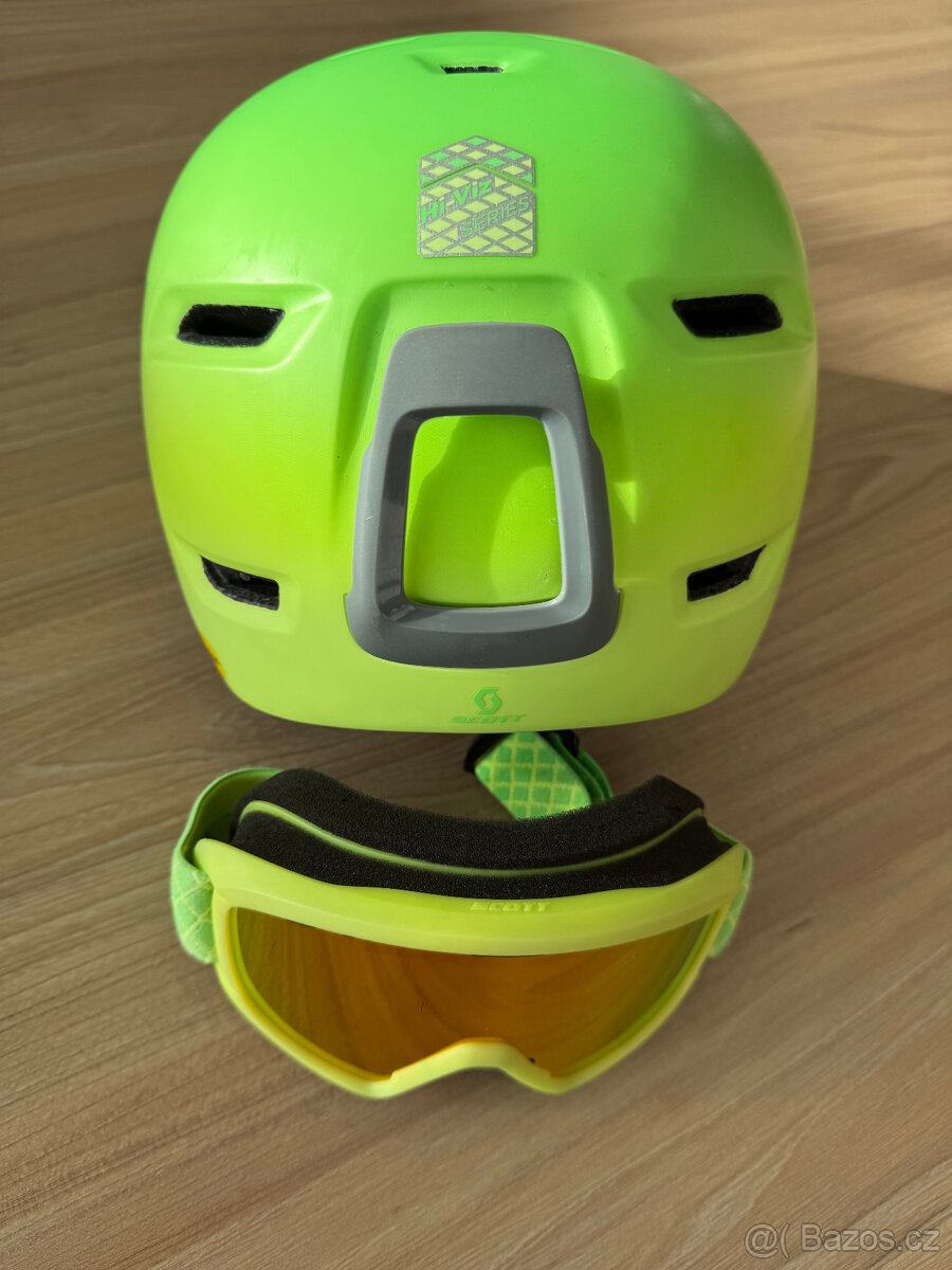 Dětská lyžařská přilba SCOTT+lyžařské brýle SCOTT - komplet - 4