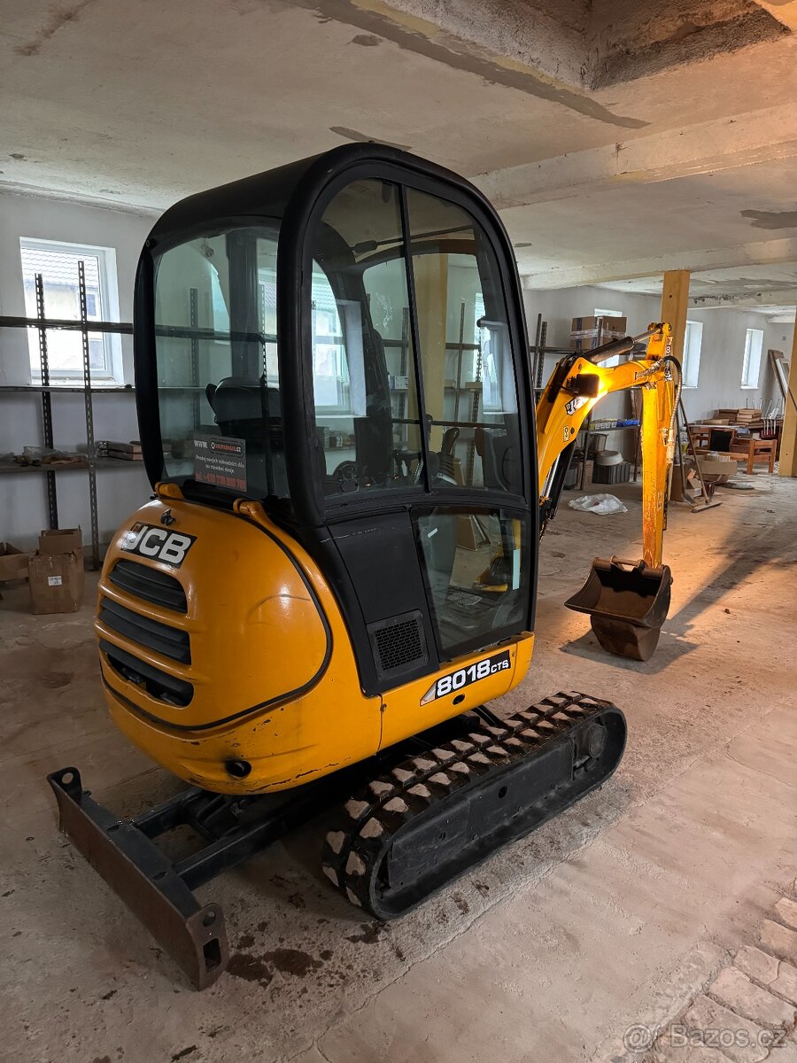 Minibagr JCB 8018 rok 2008 2x lzice - 4