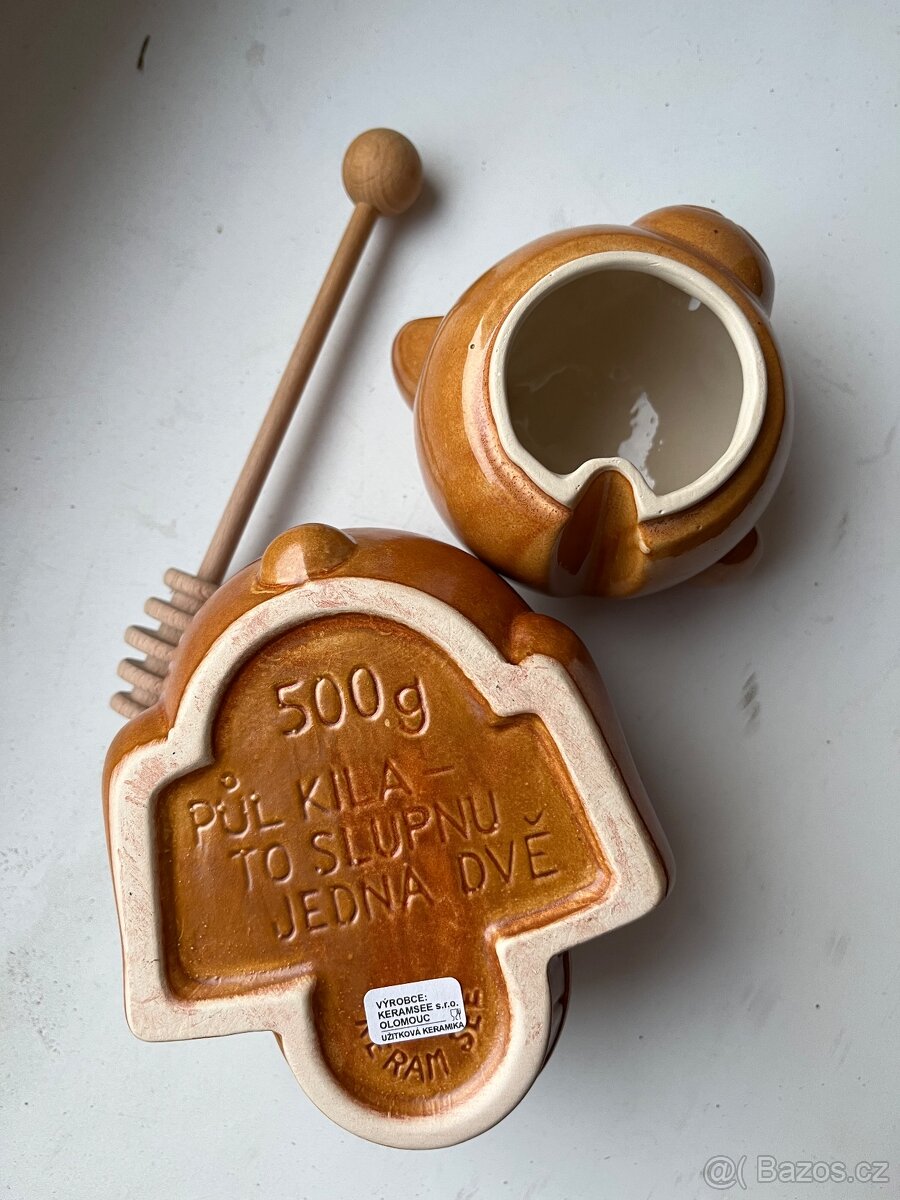 Keramický medvídek na med - 4