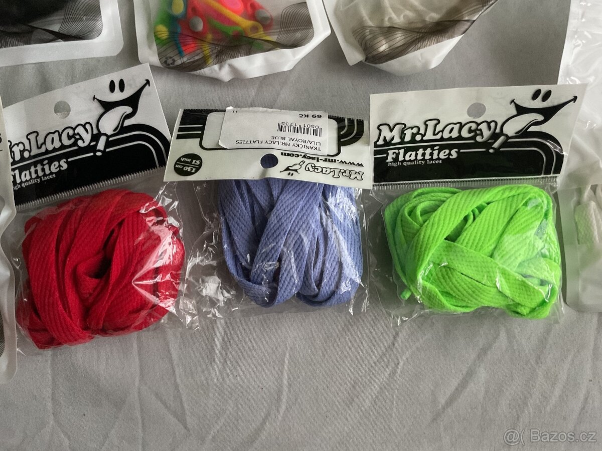 Barevné tkaničky do bot různé druhy - 4