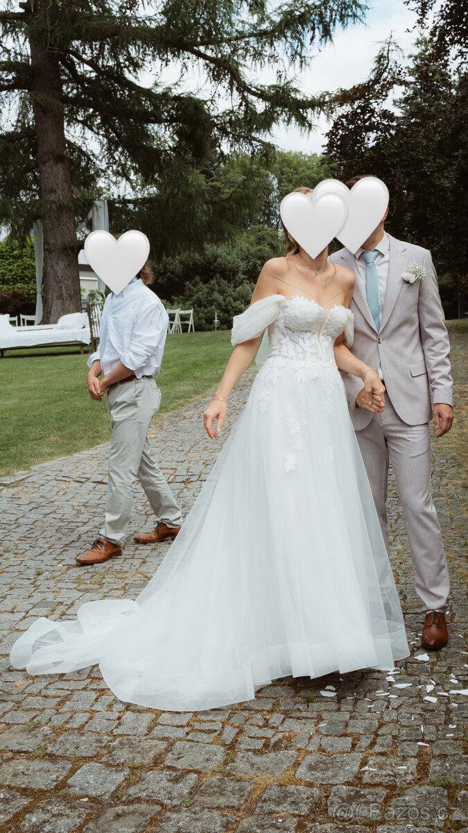 Svatební šaty ivory - 4