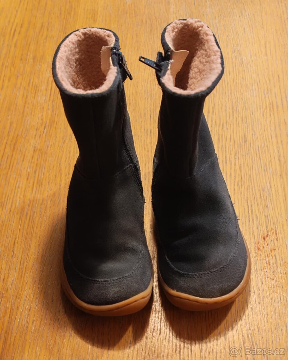 Zimní kožené barefoot boty Camper velikost 28 - 4