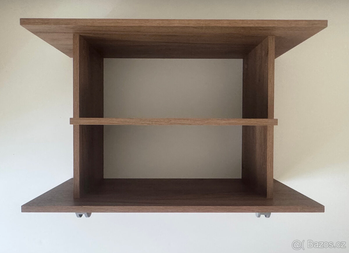 Televizní skříňka TV stolek na kolečkách 73 cm - 4