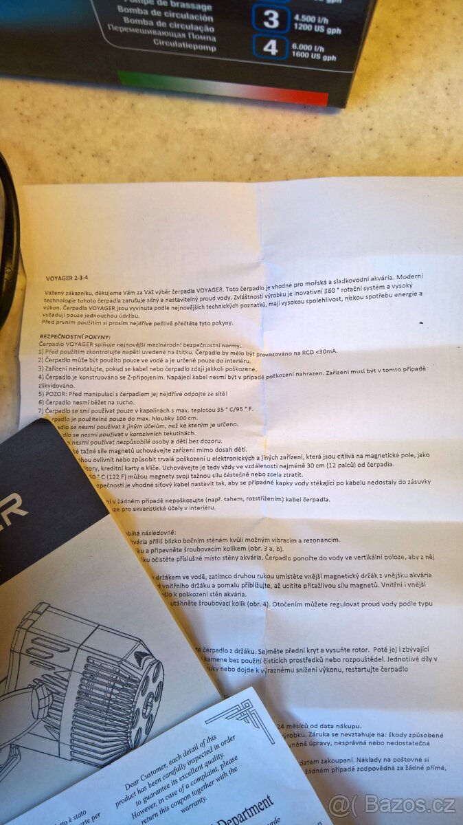 Akvarijní čerpadlo SICCE Voyager 4 - 6000 L/h - NOVÉ - 4
