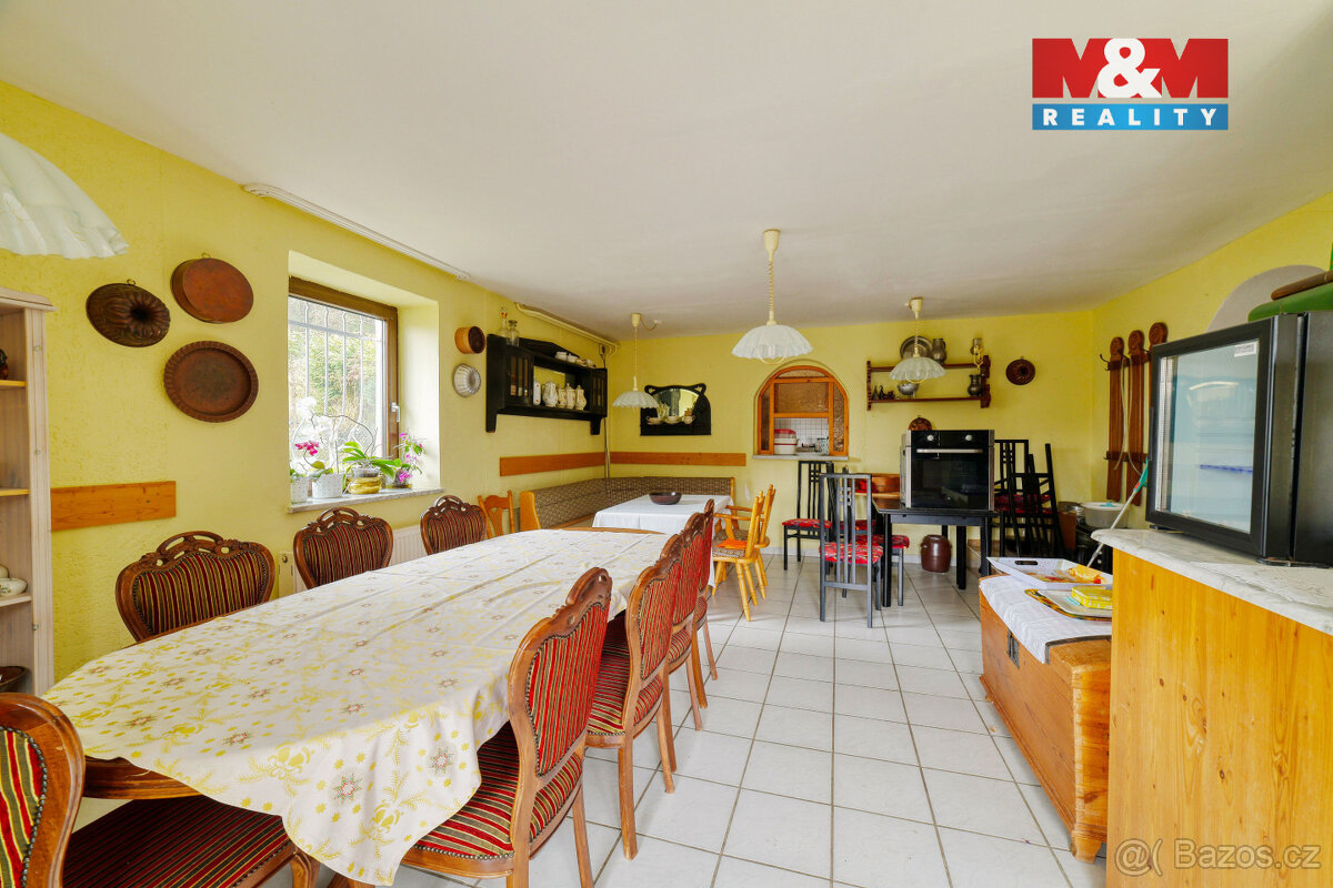 Prodej rodinného domu 7+1 v Podhradí u Aše, zahrada 5366 m2 - 4