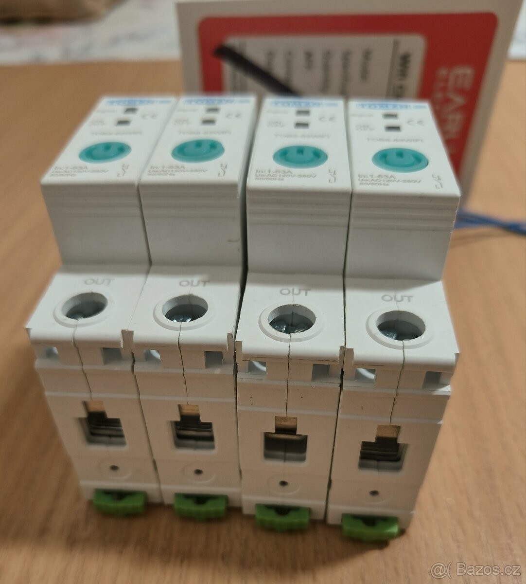 TOMZN Smart jistič, wifi, 63A - 4