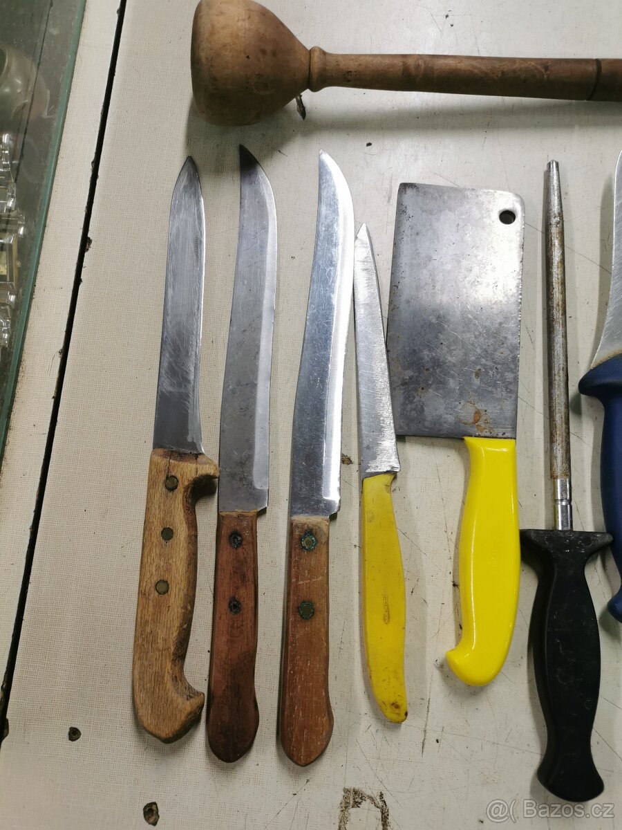 Staré řeznícke nože. - 4