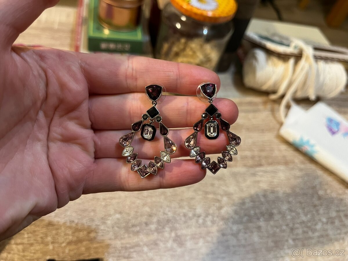 Swarovski originál visací náušnice - 4