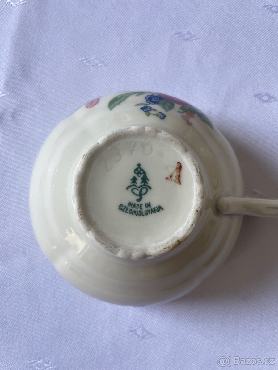 Porcelánový kávový servis – Stará Role - 4