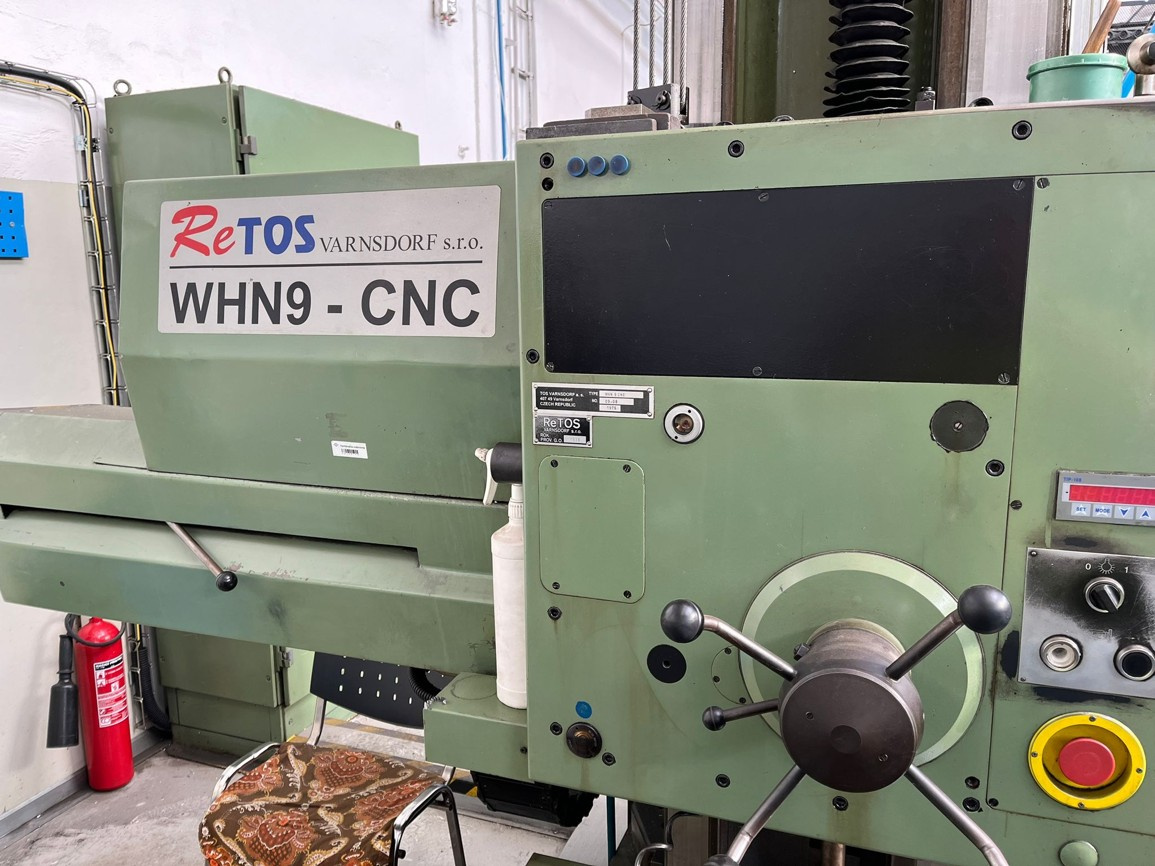 Vodorovná vyvrtávačka WHN 9B CNC - 4